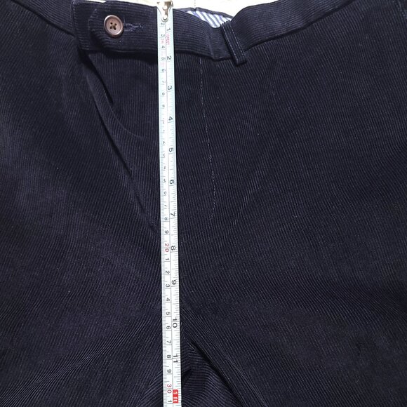 Lauren Ralph Lauren Mens 33W x 32L Navy Fine Wale Corduroy Pants - Picture 14 of 16